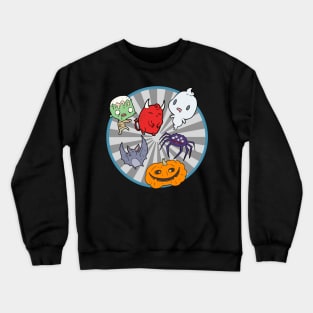 The Little Boo Crew. Not Too Scary. Retro Vintage Halloween Crewneck Sweatshirt